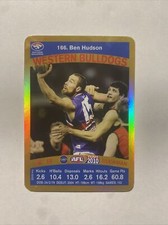 2010 Teamcoach Good Card Ben Hudson Western Bulldogs