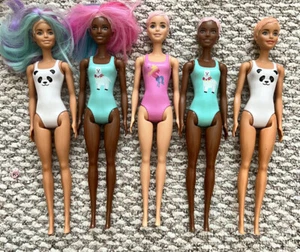 Mattel 11,5" Barbie Color Reveal Puppe Flama, Einhorn ODER Panda Bär Akt 2019. - Bild 1 von 3