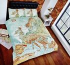 Rapport Vintage Maps Duvet Set Kings Cheapest On Ebay