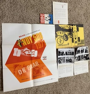 Bear Manufacturing Corp IndyCar Indy 500 Pressemappe 1971 Bios Fotos Poster - Bild 1 von 6