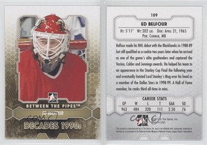 2012-13 ITG Between the Pipes Ed Belfour #109 HOF