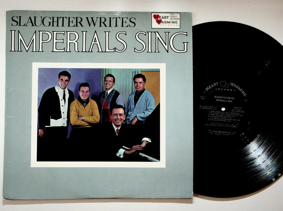 Imperials Sing Slaughter Writes Heart Warming LP Henry Slaughter Jake Hess - Image 1 of 4