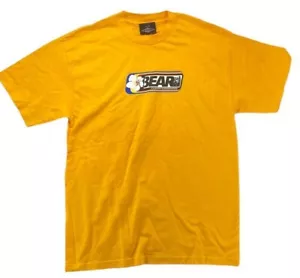 Camicia Tavole Surf Orso Taglia Large Giallo Logo Vintage Anni 90 Surf Wave Grafica - Foto 1 di 10