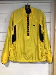 Rare Mens Large Livestrong Yellow Nike Fit Pullover Wind Jacket - Bild 1 von 8