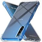 For Sony Xperia L4 1 10 Iv Iii 5 5g Clear Case, Shockproof Silicone Phone Cover