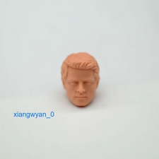 1:12 Misha Collins Castiel Head Sculpt For 6'' Male Action Figure Body Model Toy