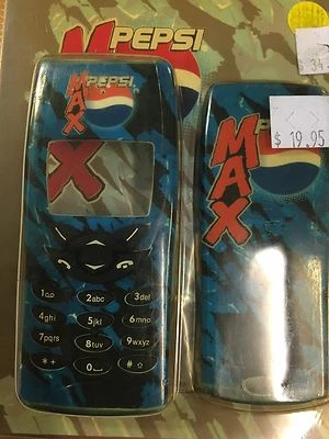 Nokia 8210 Pepsi MAX Housing Covers Set inc Front & Rear plus Keypad HNK82PEPMST — 第 1/3 张图片