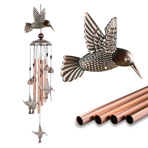 33"Large Bird Animal Metal Wind Chimes Outdoor Garden Bells Home Yard Decor Gift - Picture 1 of 9