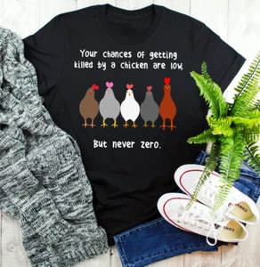 Chicken Shirt Funny Chicken Lover Gift, Cute Bird T-Shirt - Picture 1 of 3