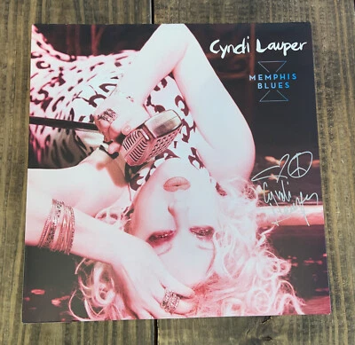 Cyndi Lauper - Memphis Blues - Autographed - Vinyl, LP - Mercer Street Records Foto 1 de 4