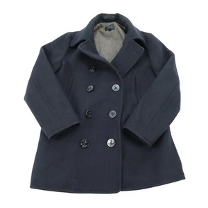 J. Crew Navy 100% Wool Dock Peacoat Jacket Thinsulate Insulated Coat Men Small S - Picture 1 of 20
