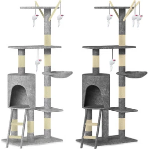 CAT TREE CLIMBING TOWER ACTIVITY CENTRE KITTEN TALL SCRATCHING POST CONDO LARGE - Picture 1 of 21