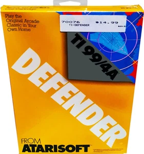 Defender TI99/4A Cartridge, Vintage 1983, New! Mint in Sealed Box! MISB!! - Picture 1 of 4