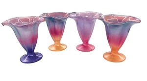 Custom Dessert Ice-Cream Sundae/Parfait Cups Multicoloured Ombre- - Picture 1 of 9