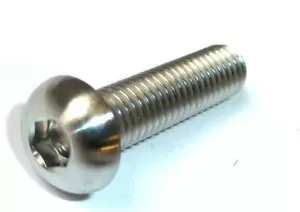 M8X35 mm BUTTON HEAD TITANIUM Ti GR5 RACE SPEC BOLTS 1.25 mm STANDARD PITCH - Picture 1 of 23