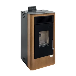 Pelletofen Kanalisierbar 10 KW Pelletheizung Kanalisier Pelletkamin Pellet A+ - Bild 1 von 1