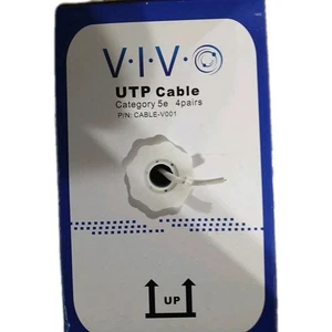 VIVO CABLE-V001 Cat5e Ethernet Cable/Wire UTP Pull Box - 1 000 ft - Picture 1 of 5