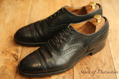 Church's Diplomat Black Leather Oxford Brogue Shoes Mens UK 9.5 F US 10.5 - Изображение 1 из 4
