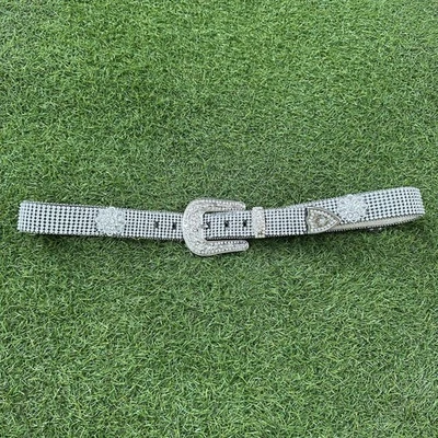 "Cinturón Nocona Crystal Bling para mujer talla XL vaquera Western Glam Rodeo 47"" de largo" Foto 1 de 4