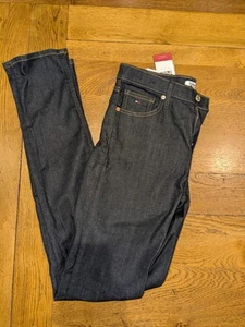 Tommy Hilfiger Denim Blue ‘Izzy High Rise Slim Crop’ Womens Jeans W28 L32 BNWT - Picture 1 of 4