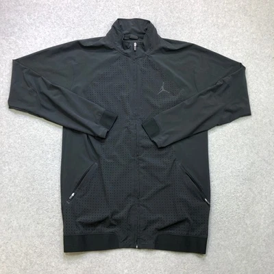 Chaqueta Air Jordan Ultimate Flight para hombre extra grande alta negra cremallera completa ventilada Foto 1 de 4