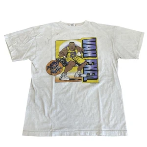 Vintage Nick Van Exel Autogramm T-Shirt NBA Basketball Lakers 90er - Bild 1 von 4
