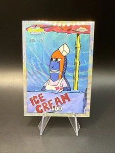 2025 Topps Chrome SpongeBob Lou Wave Refractor /175 #148 - Picture 1 of 2
