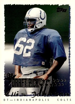 1995 Topps #436b Ellis Johnson Rookie - Image 1 of 2