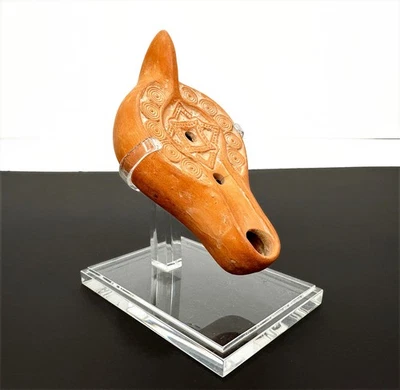 Lámpara de aceite de terracota Terra Sigillata de los siglos III-VV Túnez Foto 1 de 4