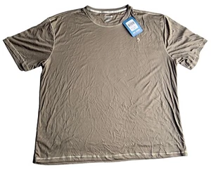 Reel Legends Shirt Top Men's Size XXL NWT Athletic Pink Polyester S/S Brown NWT - Picture 1 of 11
