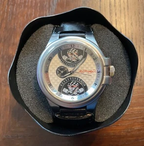ED HARDY Armbanduhr, Herren, NEUE BATTERIE, NEUES ARMBAND, sehr guter Zustand, - Bild 1 von 6