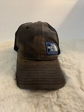The North Face Snap Back Mesh Adjustable One Size Men's Trucker Hat Cap Brown