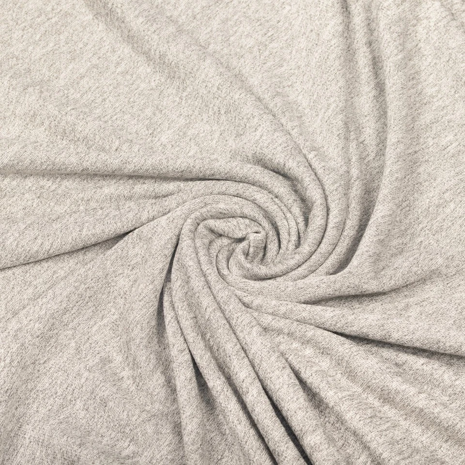 Brushed Two Tone Sweater Knit Hacci 68 Inch Polyester Rayon Stretch Fabric - Image 1 of 1