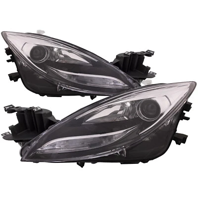 Headlights Set Halogen Left Driver Right CAPA Pair For 2011-2013 Mazda 6 - Image 1 of 4
