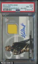 2017 Topps WWE Undisputed Silver Goldust Patch AUTO /50 PSA 8 NM-MT