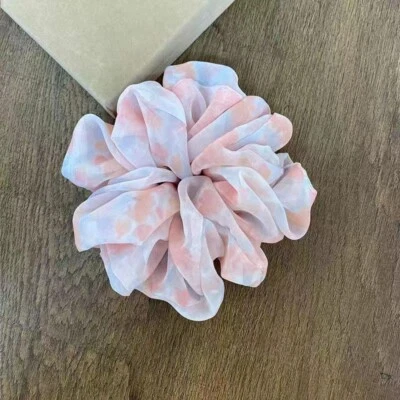 Mujeres Dulce Estampado Floral Scrunchies Cola de Caballo Soporte Bandas Elásticas Anillo de Pelo Corbatas Foto 1 de 4