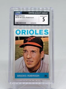 1964 Topps #230 Brooks Robinson Baltimore Orioles HOF CGC 5 EX - Picture 1 of 2