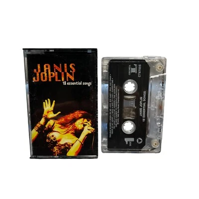18 Essential Songs by Janis Joplin Cassette Jan-1995 Columbia Legacy Foto 1 de 2