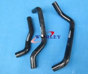 For Honda TRX250R TRX250 1986 1987 1988 1989 silicone radiator hose BLACK - Picture 1 of 6