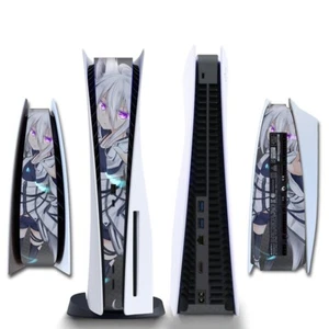 PS5 Disk Center Skin Lila Anime Girl Aufkleber Vinyl Sticker Wrap PlayStation 5 - Bild 1 von 1