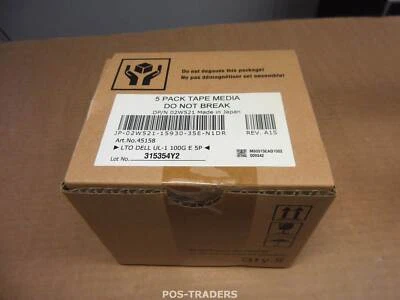 5 PACK - 2W521 - Dell 100GB/200GB LTO Ultrium 1 Data Cartridge - NEW NEU NUOVO - Bild 1 von 4