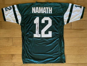 Joe Namath SIGNED New York NY Jets Jersey #12 X Large HOF PSA/DNA AUTOGRAPHED - Picture 1 of 5