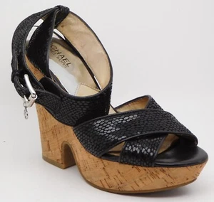 Michael Kors Designer Footwear Leather Kriss Kross Sandals Open Toe US Size 7 - Picture 1 of 9