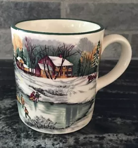 Taza de patinaje sobre hielo The Cellar O' TANNENBAUM 3 1/2"" x 3"" EXCELENTE #38 - Imagen 1 de 4