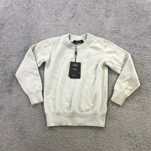 Naadam Sweater Boys 7 - 8 Unisex Cashmere Blue Pullover Casual Kids Youth - Picture 1 of 11