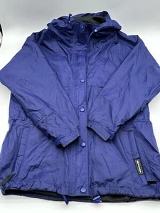 Helly Hansen Weatherproof Packable Jacket Sz Large Mens Rain Mesh Lined Hood - Picture 1 of 8