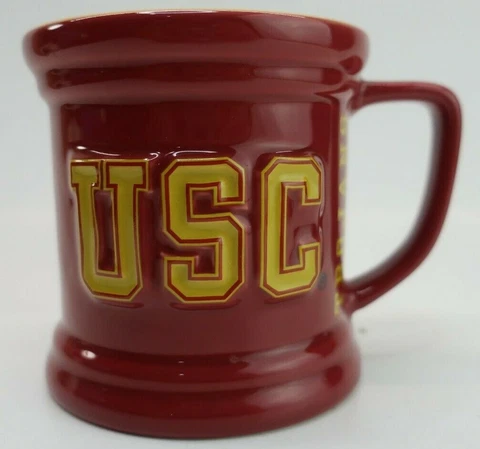 USC Trojans University Southern California NCAA 3D Maroon Maroon Gold Coffee Mug Cover