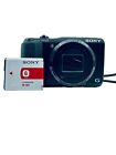 Sony Cyber-shot DSC-HX20V Digital Camera Black with Battery T945