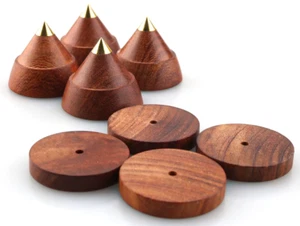 X8 pointes de découplage en BOIS DE ROSE - Afbeelding 1 van 3