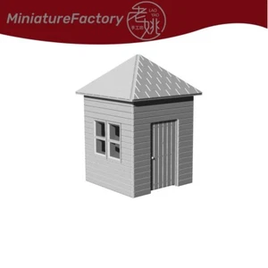 Spur Z 1:220 Eingang Wachhaus Eisenbahnen Landschaft Miniaturen - Bild 1 von 2